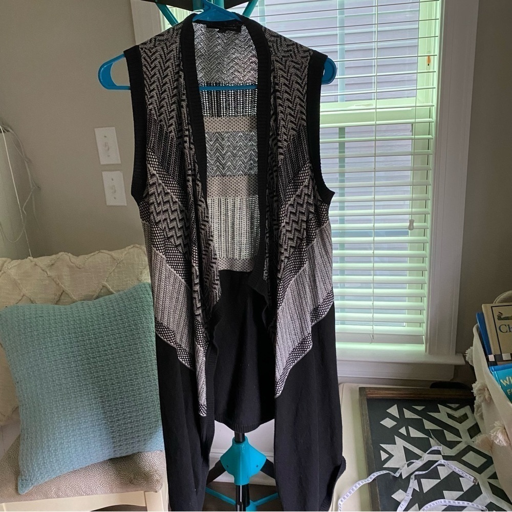 Banana republic open sweater vest